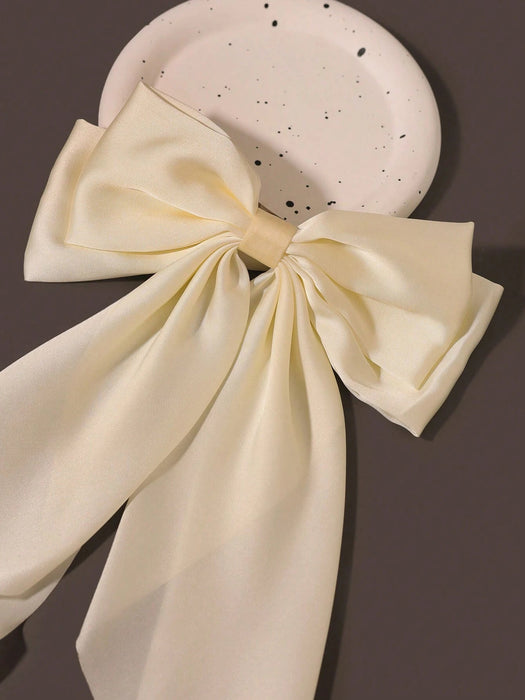 SHEIN 1 pieza Accesorio para el cabello con lazo de tela de satén - Quierox - Tienda Online