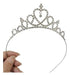 SHEIN 1 pieza Accesorio para el cabello de corona de princesa plateada - Quierox - Tienda Online