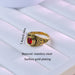 SHEIN 1 pieza Anillo de inoxidable con textura geométrica de acero de titanio - Quierox - Tienda Online