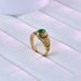 SHEIN 1 pieza Anillo de inoxidable con textura geométrica de acero de titanio - Quierox - Tienda Online