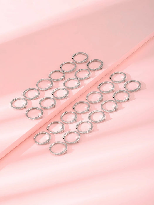 SHEIN 1 pieza Anillo de letra minimalista y novedoso para mujer - Quierox - Tienda Online
