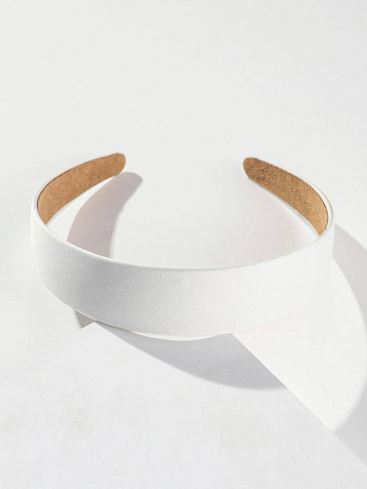 SHEIN 1 pieza Aro de pelo de acrílico sólido de 3 cm de ancho - Quierox - Tienda Online
