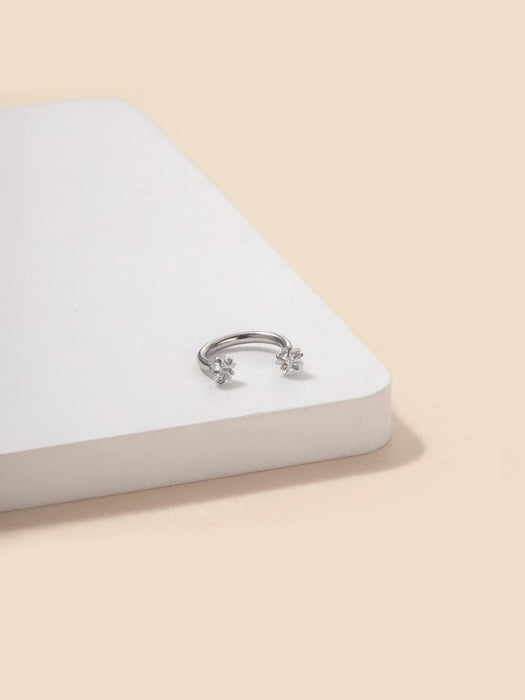 Shein 1 pieza Aro para la nariz miedoso zirconia cúbica adorno para mujeres para regalo - Quierox - Tienda Online