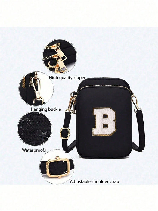 Shein 1 pieza Bolso bandolera de ocio y moda con bolsa de tela para teléfono móvil, monedero vertical para niña - Quierox - Tienda Online