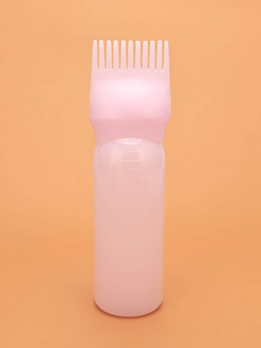 SHEIN 1 pieza Botella de tinción rosa, botella de lavado graduada - Quierox - Tienda Online