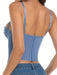 SHEIN 1 pieza Bralette de encaje, lindo bustier,corto sexy para mujer - Quierox - Tienda Online