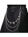 SHEIN 1 pieza Cadena de cintura de doble capa con decoración de remaches de estilo punk - Quierox - Tienda Online