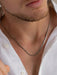 Shein 1 pieza Cadena simple y versátil de acero inoxidable sin decoloración de hombres - Quierox - Tienda Online