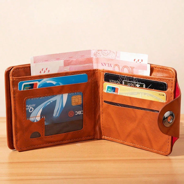 SHEIN 1 pieza Cartera de hombre con portador de tarjetas plegable - Quierox - Tienda Online