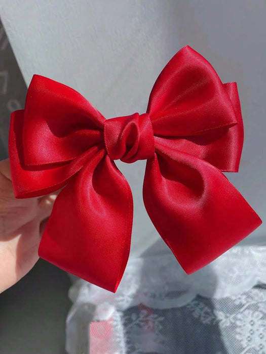 SHEIN 1 pieza Clip de pelo con lazo de cinta de satén - Quierox - Tienda Online