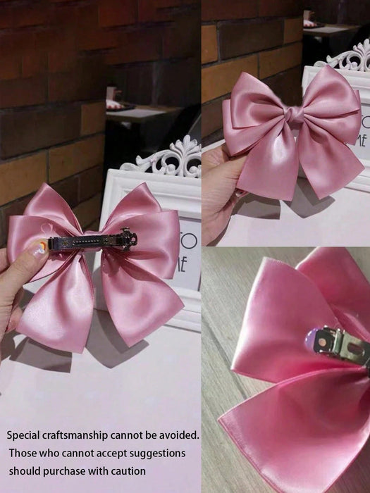 SHEIN 1 pieza Clip de pelo con lazo de cinta de satén - Quierox - Tienda Online