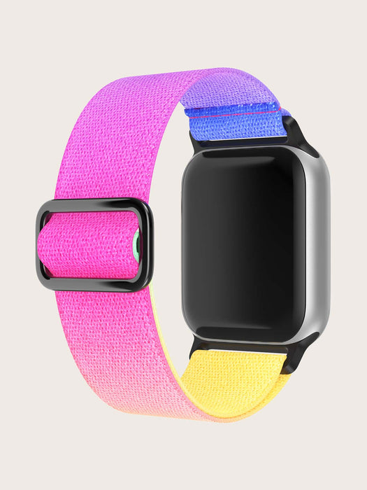 Shein 1 pieza Correa de reloj de nailon ajustable y estampada compatible con 42/44/45mm - Quierox - Tienda Online