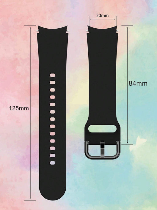 SHEIN 1 pieza Correa de reloj deportiva suave de silicona compatible con Samsung Galaxy Watch 6 - Quierox - Tienda Online