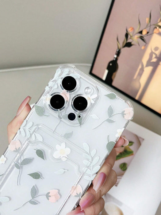 SHEIN 1 pieza Cover con Soporte de tarjeta de Apple Funda minimalista de TPU para Redmi Note 11 Pro 5G - Quierox - Tienda Online
