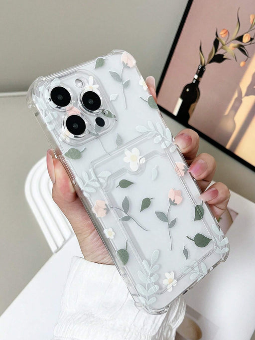 SHEIN 1 pieza Cover con Soporte de tarjeta de Apple Funda minimalista de TPU para Redmi Note 11 Pro 5G - Quierox - Tienda Online