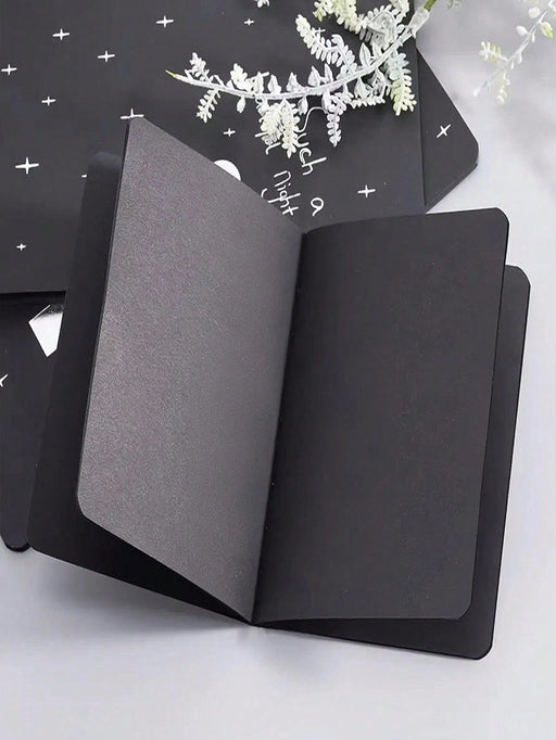 SHEIN 1 pieza Cuaderno de bocetos negro de 60 páginas - Quierox - Tienda Online