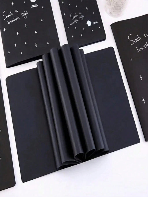 SHEIN 1 pieza Cuaderno de bocetos negro de 60 páginas - Quierox - Tienda Online