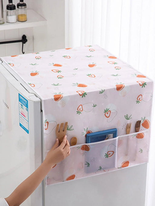 SHEIN 1 pieza Cubierta de refrigerador con estampado de fresa - Quierox - Tienda Online