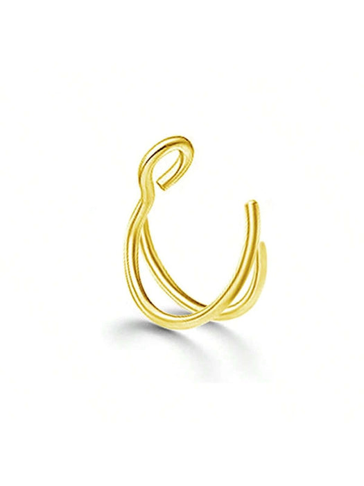SHEIN 1 pieza de aro de nariz falso para mujer, joyería de imitación para piercing - Quierox - Tienda Online