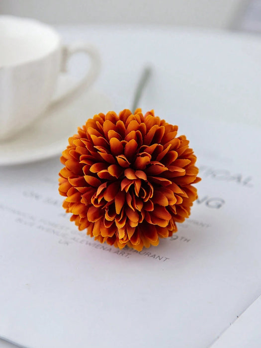 Shein 1 pieza de bolas artificiales de crisantemo bordadas, ideales para bodas - Quierox - Tienda Online