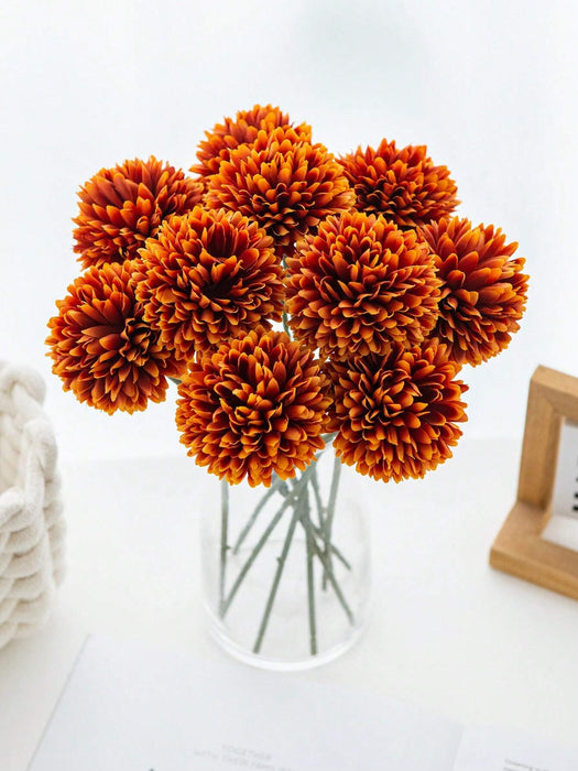 Shein 1 pieza de bolas artificiales de crisantemo bordadas, ideales para bodas - Quierox - Tienda Online