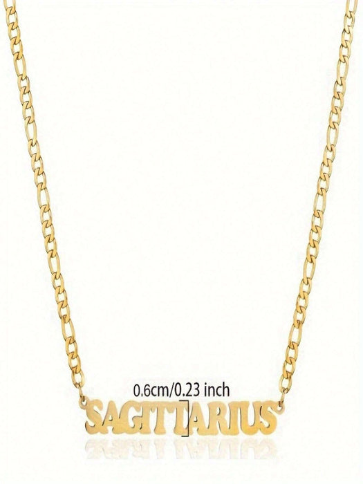 Shein 1 Pieza De Collar Acero Inoxidable - Quierox - Tienda Online