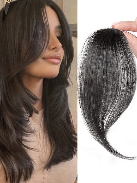 Shein 1 pieza de extensiones de cabello natural de color negro - Quierox - Tienda Online