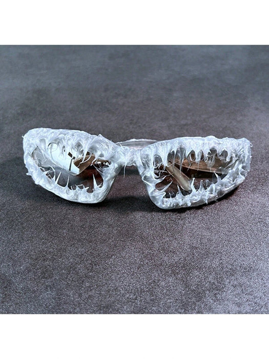 Shein 1 pieza de gafas de moda personalizadas estilo punk para hombre, estilo hip - hop Y2K, retro - Quierox - Tienda Online