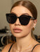 Shein 1 pieza de gafas de sol retro con montura cuadrada para mujer, de plástico, modernas, clásicas - Quierox - Tienda Online