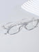 Shein 1 pieza de lentes planas clásicas de acrílico antiluz - Quierox - Tienda Online