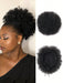 SHEIN 1 pieza de moño negro afro rizado, recogido, extensión de cola de caballo para mujer - Quierox - Tienda Online