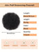 SHEIN 1 pieza de moño negro afro rizado, recogido, extensión de cola de caballo para mujer - Quierox - Tienda Online