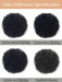 SHEIN 1 pieza de moño negro afro rizado, recogido, extensión de cola de caballo para mujer - Quierox - Tienda Online