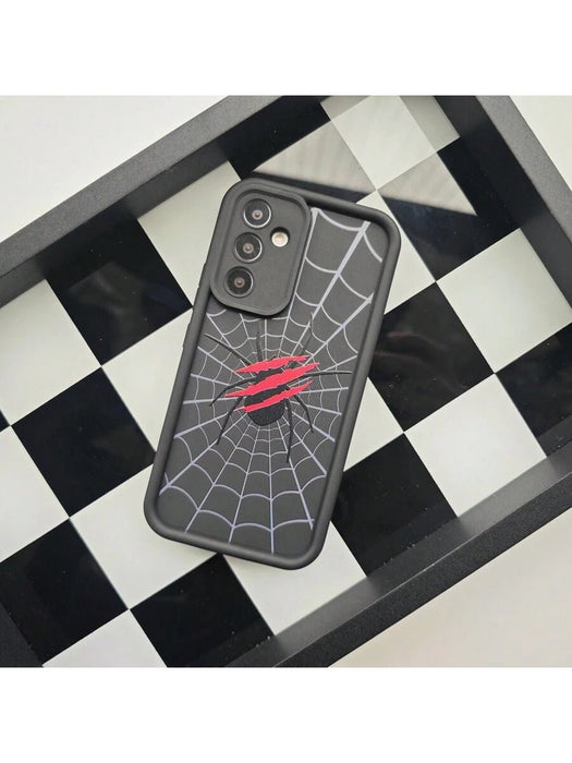 Shein 1 pieza de telaraña negra personalizada, estilo europeo y americano para Samsung Galaxy A04S - Quierox - Tienda Online