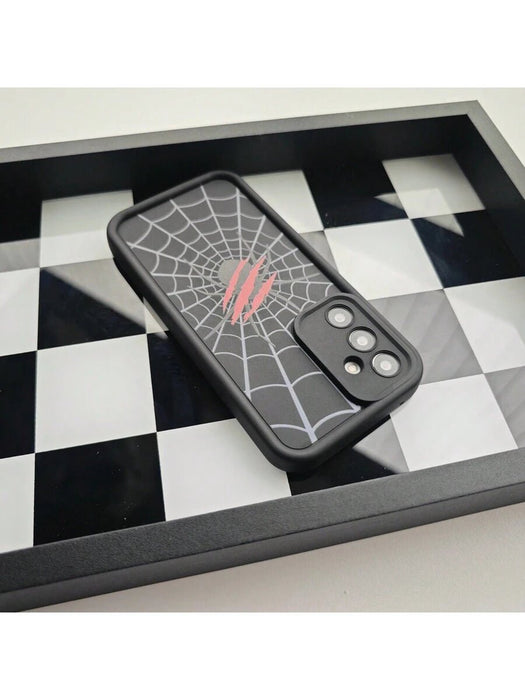 Shein 1 pieza de telaraña negra personalizada, estilo europeo y americano para Samsung Galaxy A04S - Quierox - Tienda Online
