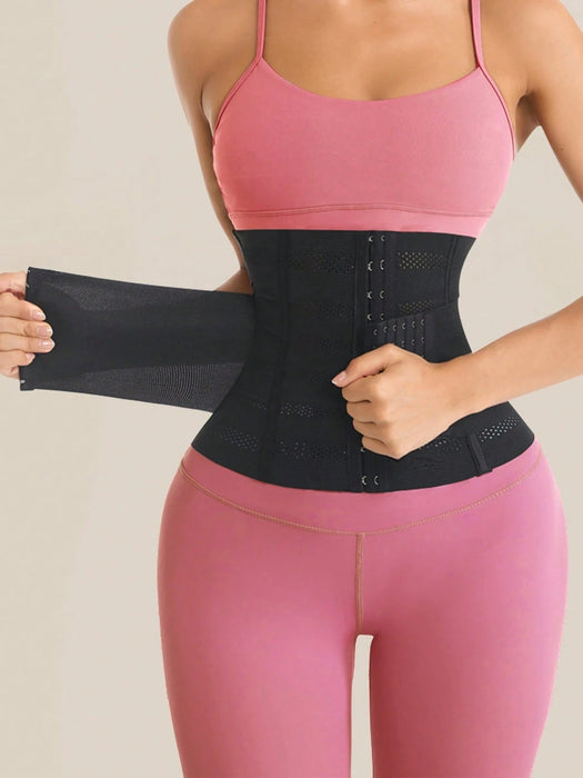 SHEIN 1 pieza faja moldeadora de cintura envolvente con doble cinturón - Quierox - Tienda Online