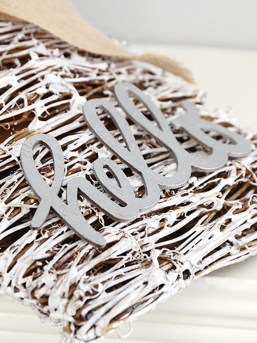 Shein 1 pieza Flor artificial TPE flor colgante con diseño de lazo puerta colgante - Quierox - Tienda Online