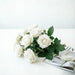 SHEIN 1 pieza Flor de rosa blanca artificial, textura realista - Quierox - Tienda Online
