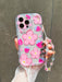 SHEIN 1 pieza Funda de teléfono a prueba de golpes con diseño floral y de fresa para iPhone 13 - Quierox - Tienda Online