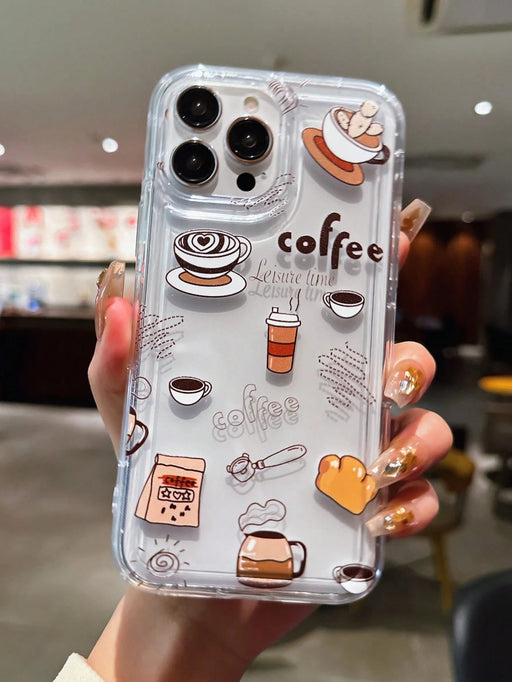 SHEIN 1 pieza Funda de teléfono antichoque de TPU multicolor casual para iPhone 11 Pro - Quierox - Tienda Online