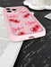 SHEIN 1 pieza Funda de teléfono con purpurina de lazo y flor de cerezo compatible con iPhone 12 Pro Max - Quierox - Tienda Online