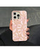 SHEIN 1 pieza Funda de teléfono de TPU mate rosa con lazo rosa para iPhone 15 - Quierox - Tienda Online