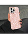 SHEIN 1 pieza Funda de teléfono de TPU mate rosa con lazo rosa para iPhone 15 - Quierox - Tienda Online
