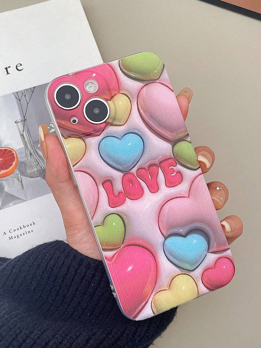 SHEIN 1 pieza Funda de teléfono de TPU transparente y a prueba de golpes para iPhone 15 Pro Max - Quierox - Tienda Online