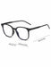 SHEIN 1 pieza Gafas con marco cuadrado de cristal lente transparente - Quierox - Tienda Online
