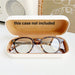 SHEIN 1 pieza Gafas de mujer con montura cuadrada vintage con estampado de leopardo - Quierox - Tienda Online