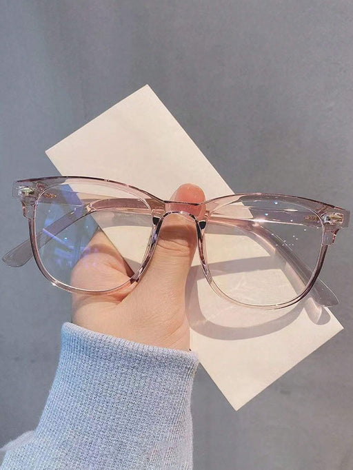 Shein 1 pieza Gafas unisex de montura lisa para computadora - Quierox - Tienda Online