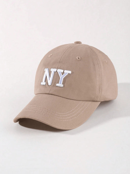 SHEIN 1 Pieza Gorra De Béisbol Vintage Con Bordado De Ny Popular Para Mujeres, Tamaño Ajustable - Quierox - Tienda Online