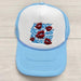 SHEIN 1 pieza Gorra de camionero con bordado de labios y malla con estrella - Quierox - Tienda Online