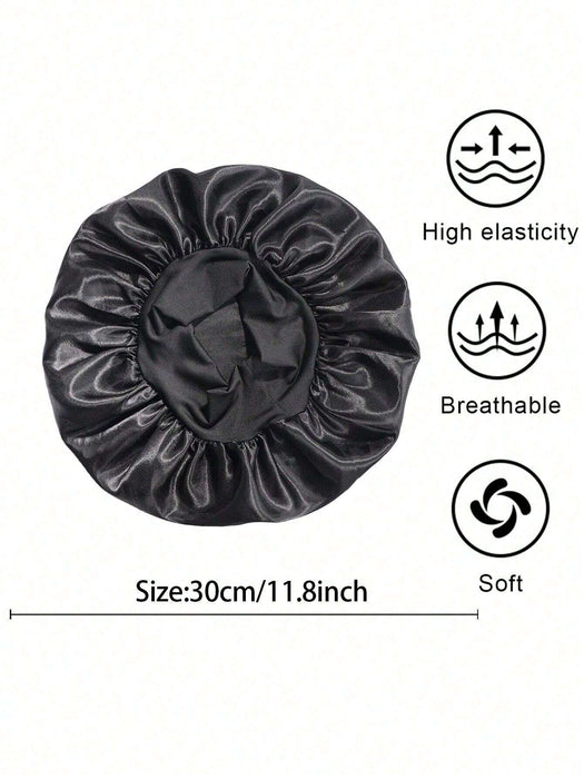 SHEIN 1 pieza Gorro de satén para mujer con banda elástica ancha - Quierox - Tienda Online
